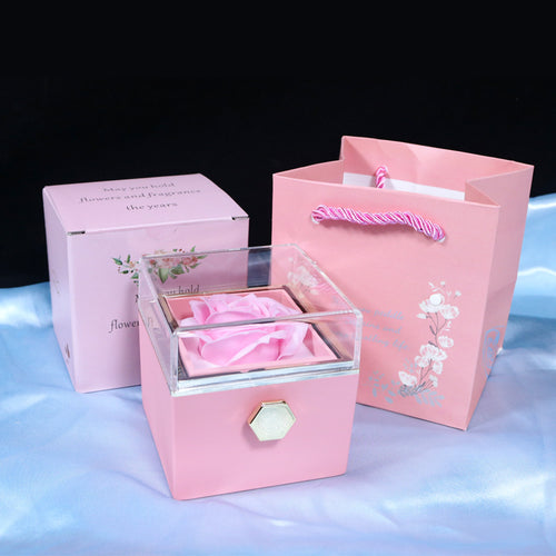 The "Eternal Love" Rotating Rose Box - The Ultimate Surprise